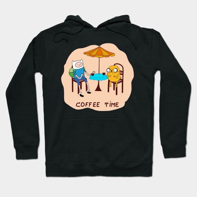 Finn and Jake Hoodie by soondoock